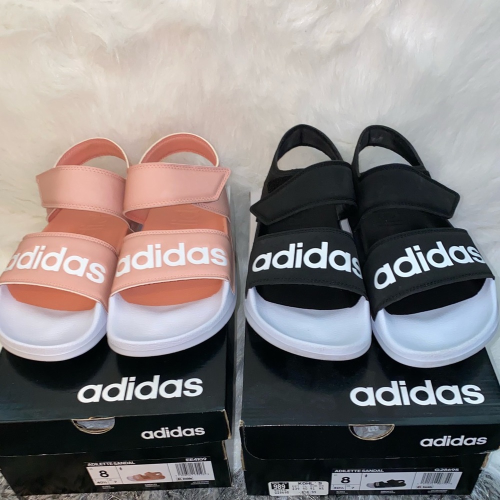 ❌SOLD!!❌Adidas Sandals 3 for $60💕💕Great Bundle Deal!!!